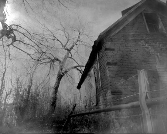 Close the Gate Behind You Pinhole Las Vegas NM by Stephanie Lakos